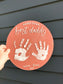 father’s day handprint plaque