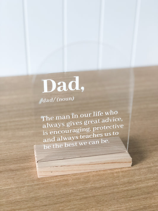 father's day plaques