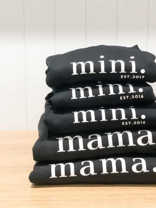 mama + mini jumper set